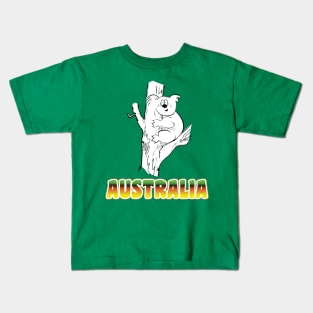 Australia - koala Kids T-Shirt